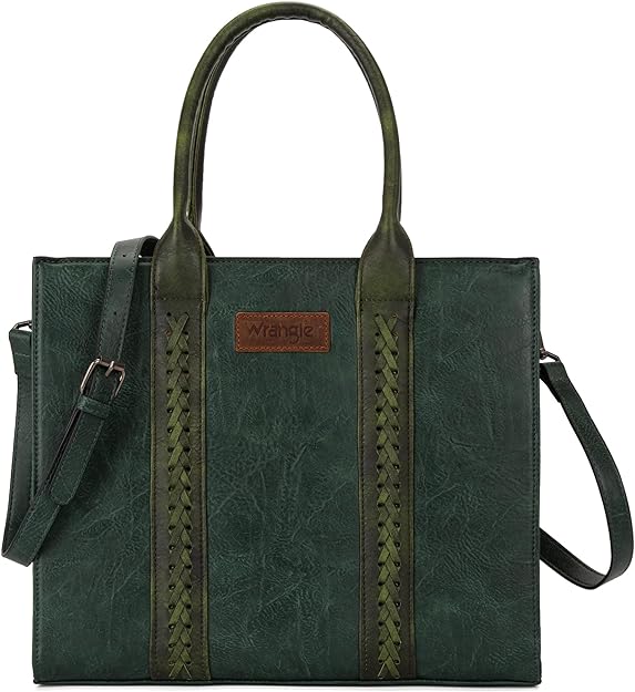 Load image into Gallery viewer, WG70-8317EDGN - Wrangler Carry-All Tote/Crossbody - Dark Green
