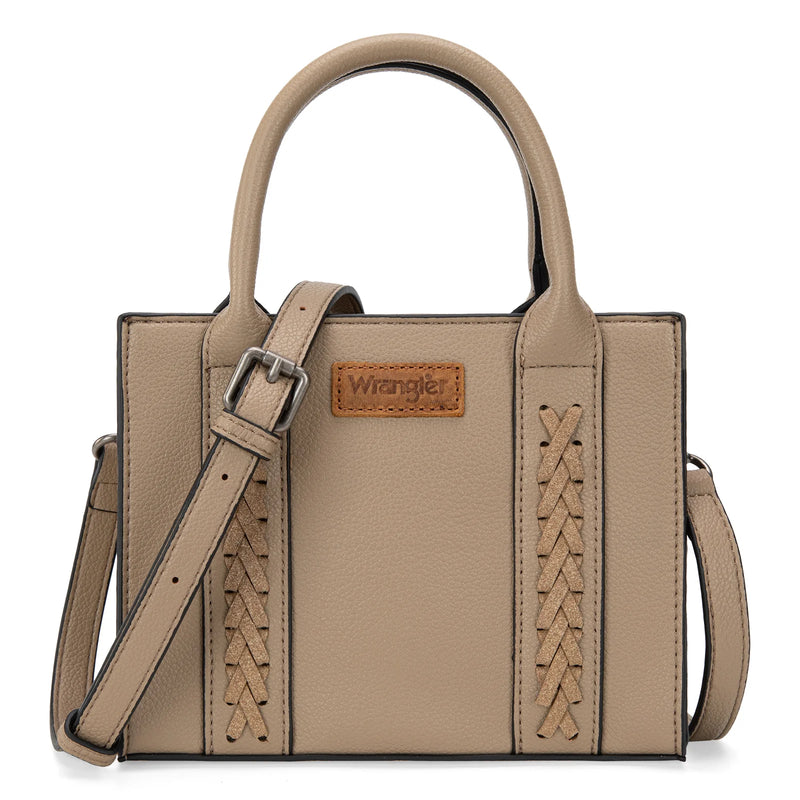 Load image into Gallery viewer, WG70S-8120KH - Wrangler Whipstitch Mini Tote/Crossbody - Khaki
