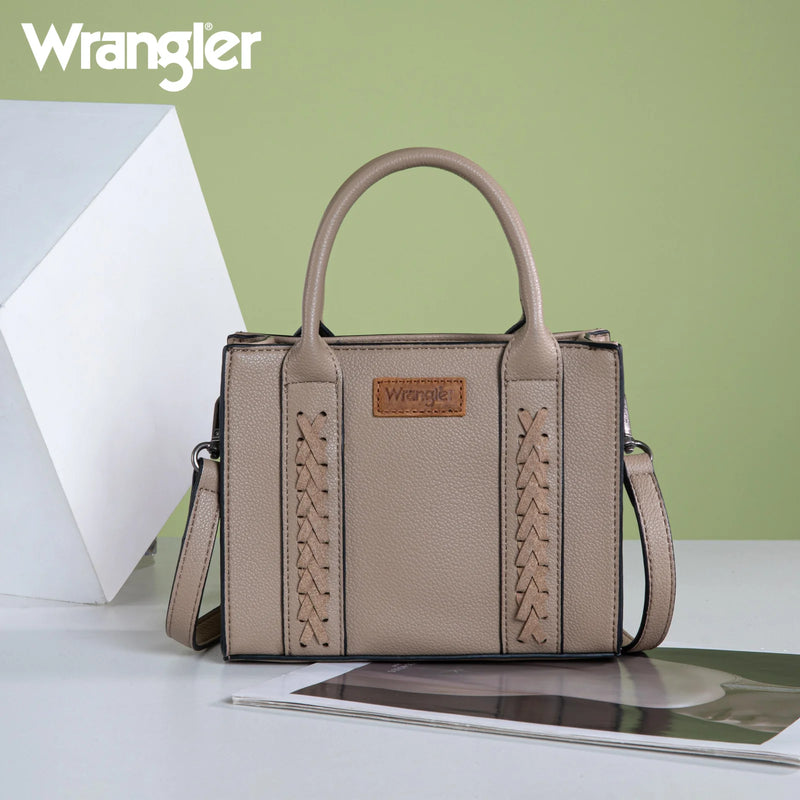 Load image into Gallery viewer, WG70S-8120KH - Wrangler Whipstitch Mini Tote/Crossbody - Khaki
