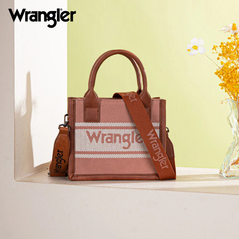 Load image into Gallery viewer, WG171-2811PK - Wrangler Logo Mini Tote/Crossbody
