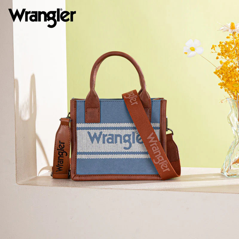 Load image into Gallery viewer, WG171-2811JN - Wrangler Logo Mini Tote/Crossbody
