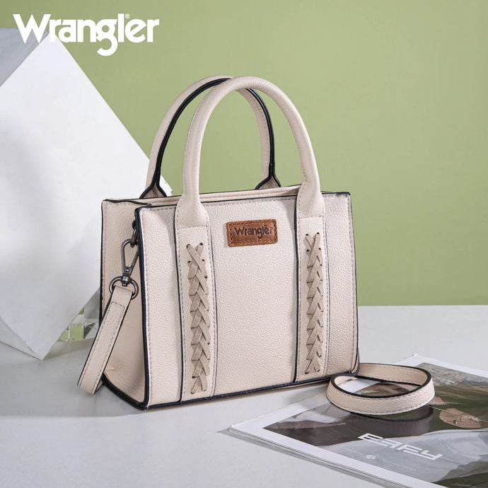 WG70S-8120BG - Wrangler Whipstitch Mini Tote/Crossbody - Beige