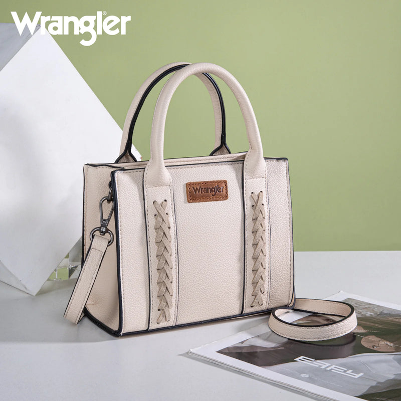 Load image into Gallery viewer, WG70S-8120BG - Wrangler Whipstitch Mini Tote/Crossbody - Beige
