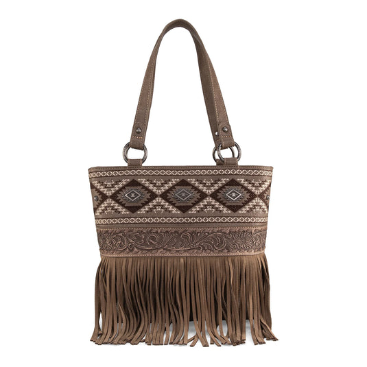 MW1330G-8317KH - Montana West Tooled/Embroidered Collection Concealed Carry Tote