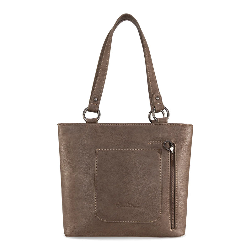 Load image into Gallery viewer, MW1330G-8317KH - Montana West Tooled/Embroidered Collection Concealed Carry Tote

