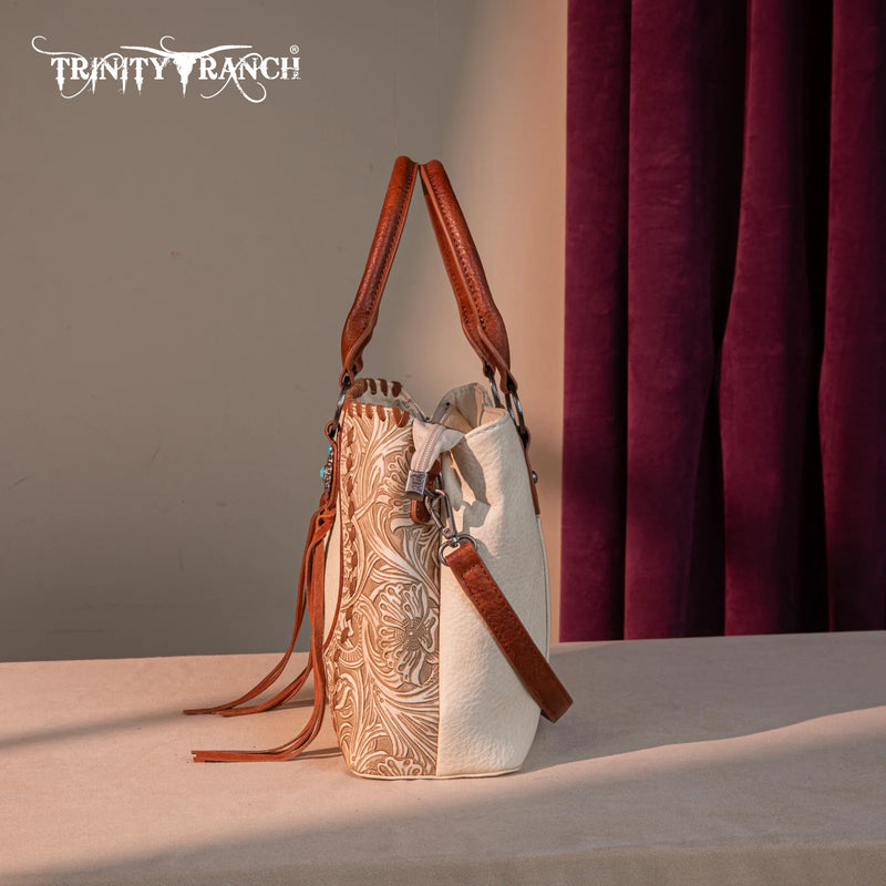 Load image into Gallery viewer, TR192G-8322TN - Trinity Ranch Concho Collection Tote/Crossbody
