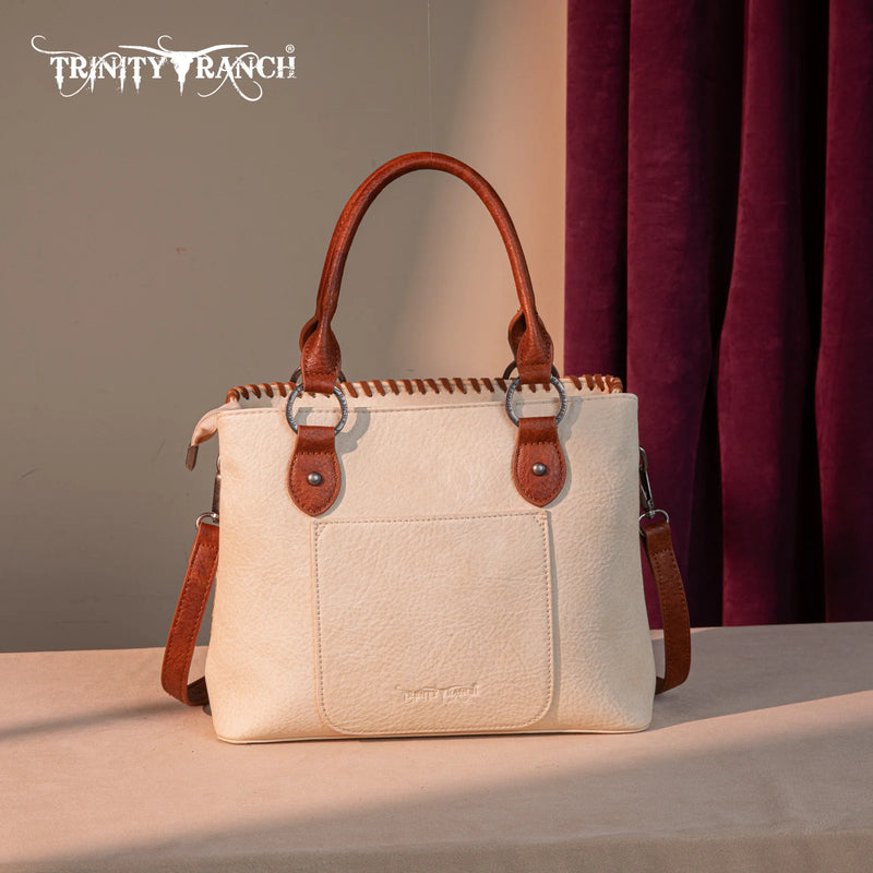 Load image into Gallery viewer, TR192G-8322TN - Trinity Ranch Concho Collection Tote/Crossbody
