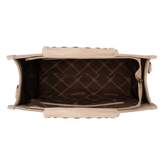 WG83G-8260KH - Wrangler Whipstitch Tote/Crossbody - Khaki
