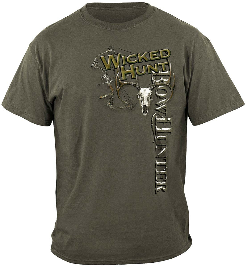 Load image into Gallery viewer, WH118 - Wicked Hunt Bow Hunting Premium T-Shirt
