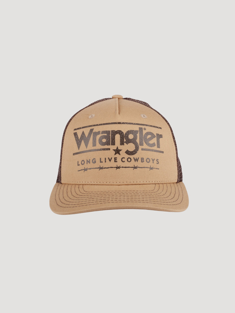 Load image into Gallery viewer, WRNGGRT0003 - Wrangler The Grit Khaki/ Dark Brown Cap
