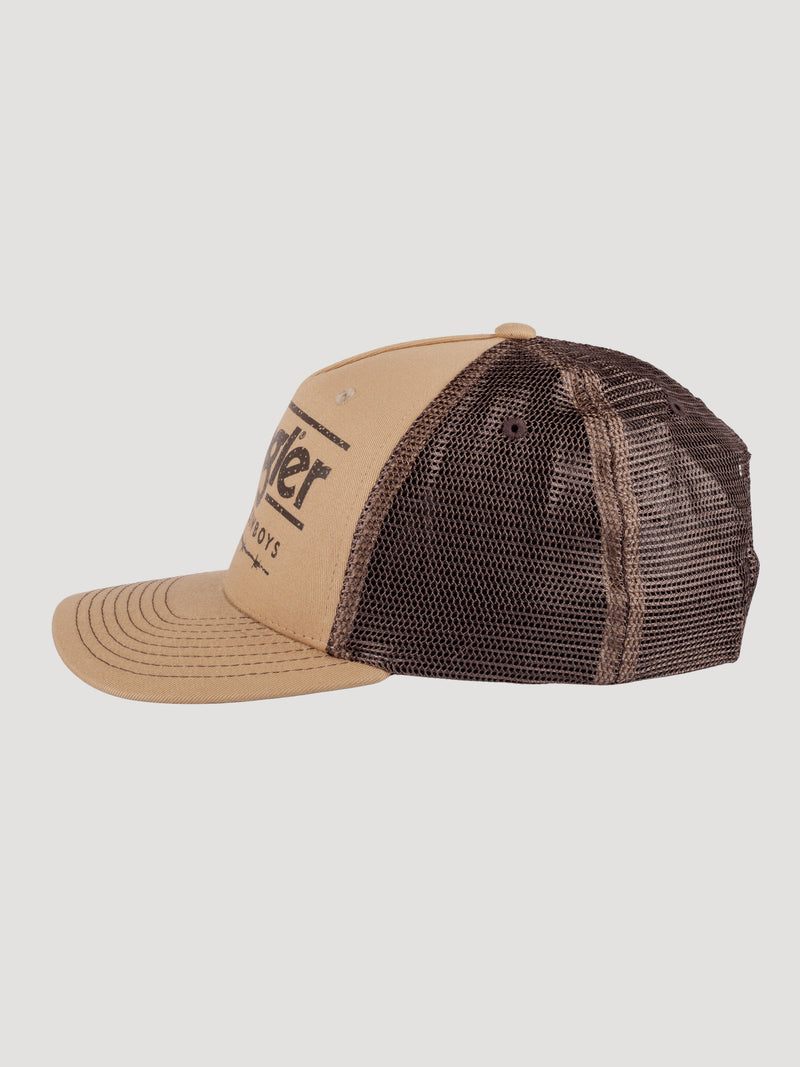 Load image into Gallery viewer, WRNGGRT0003 - Wrangler The Grit Khaki/ Dark Brown Cap
