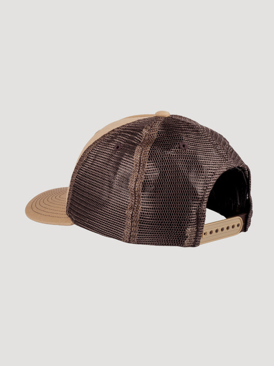 WRNGGRT0003 - Wrangler The Grit Khaki/ Dark Brown Cap