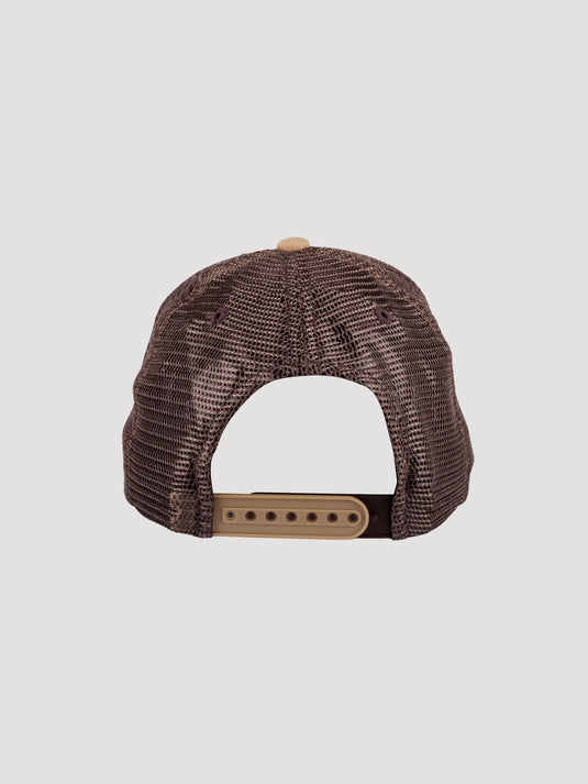 WRNGGRT0003 - Wrangler The Grit Khaki/ Dark Brown Cap