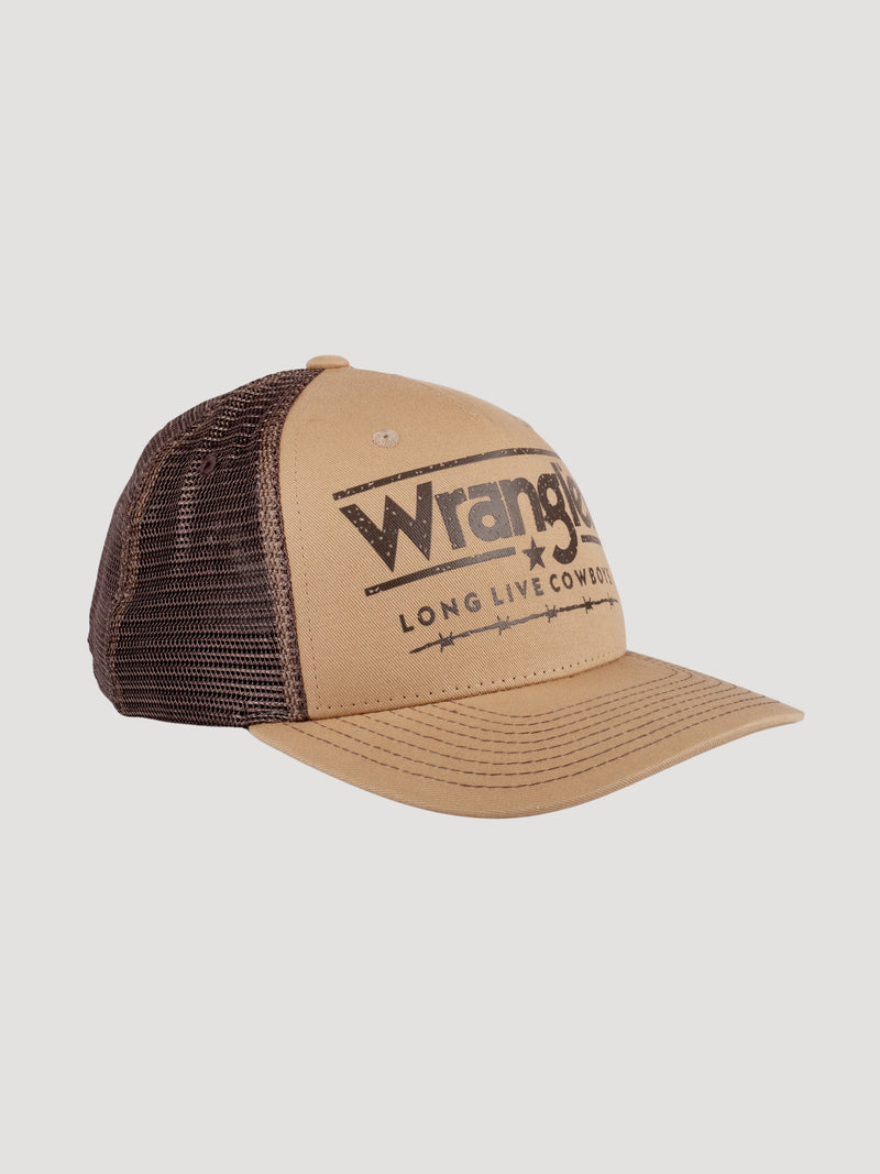 Load image into Gallery viewer, WRNGGRT0003 - Wrangler The Grit Khaki/ Dark Brown Cap
