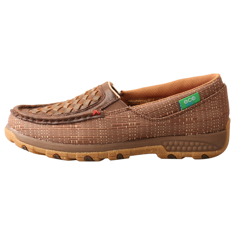 Load image into Gallery viewer, WXC0009 - Twisted X Women's Woven Brown &amp; Coffee Driving Moc
