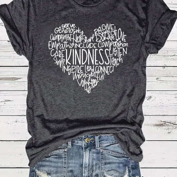 NIHTS19 - Ladies Black Kindness T Shirt