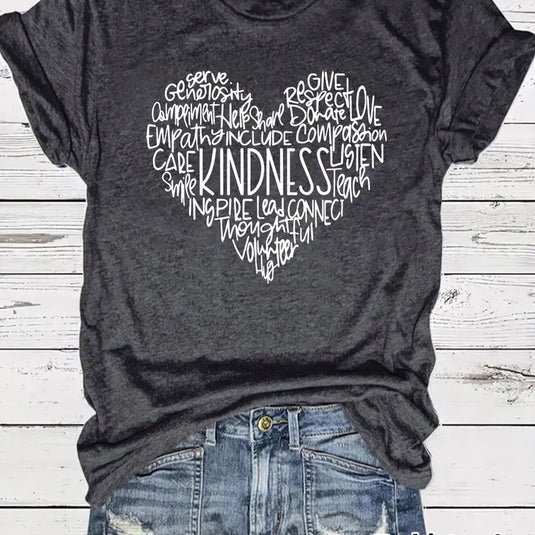 NIHTS19 - Ladies Black Kindness T Shirt