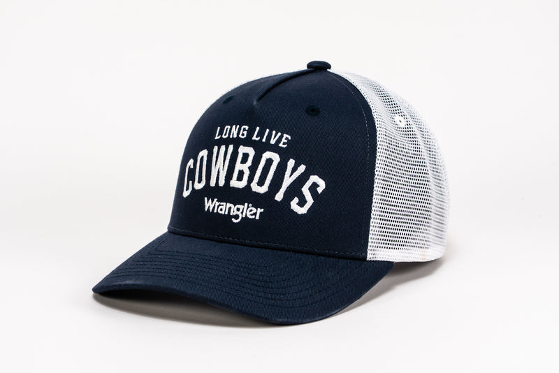 Load image into Gallery viewer, WRNGCBY0001 - Wrangler Trailhead Blue Structured Mesh Cap
