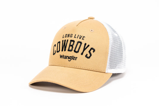 WRNGCBY0003 - Wrangler Trailhead Khaki Structured Mesh Cap