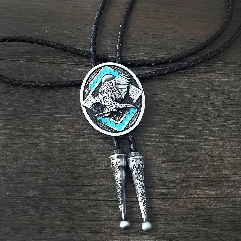 Load image into Gallery viewer, TMBLO13 - Eagle Bolo Tie
