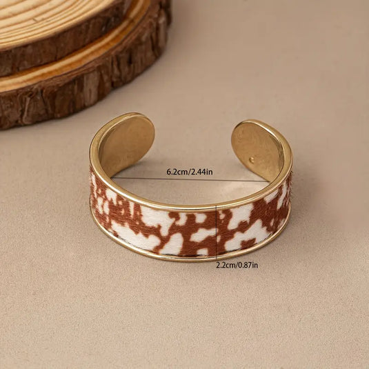 TMBC4 - Leopard Print Bangle Bracelet