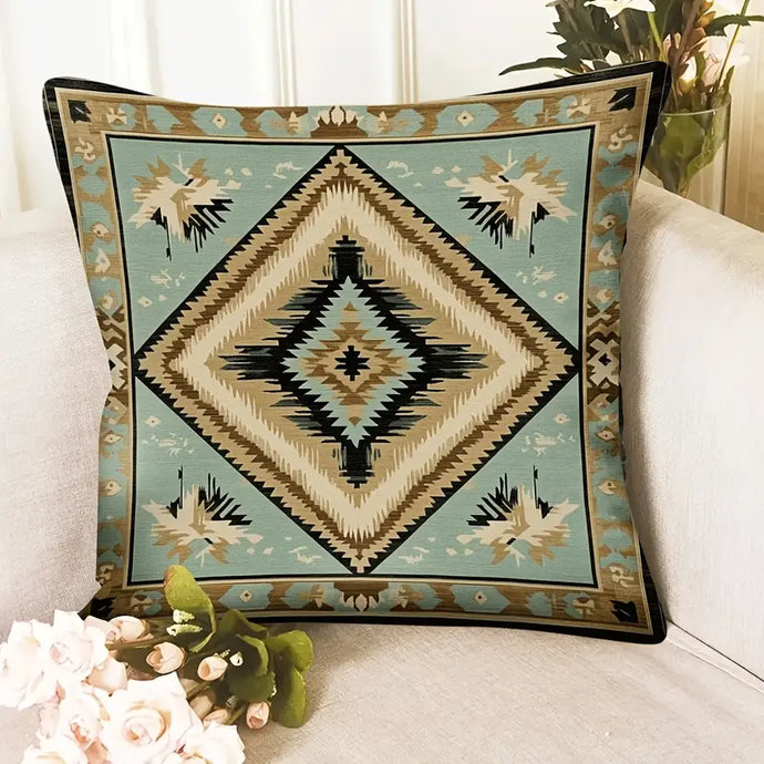 TMPL21 - 1 Piece Western Tribal Print Throw Pillow