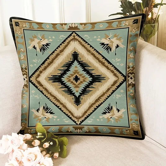 TMPL21 - 1 Piece Western Tribal Print Throw Pillow
