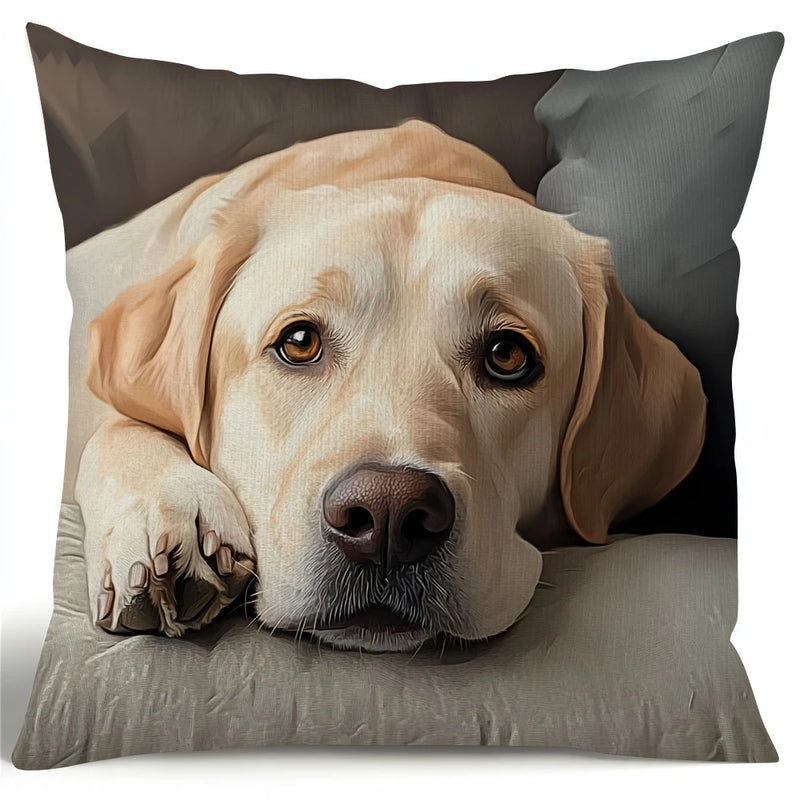 Load image into Gallery viewer, TMPL128 - 1 Piece - 18&quot; x 18&quot; Labrador Throw Pillow
