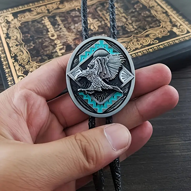 Load image into Gallery viewer, TMBLO13 - Eagle Bolo Tie
