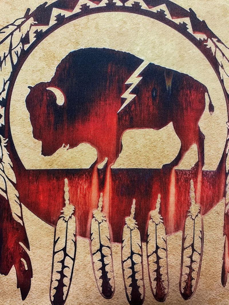 Load image into Gallery viewer, TMSWST4 - Native American Buffalo Sweatshirt
