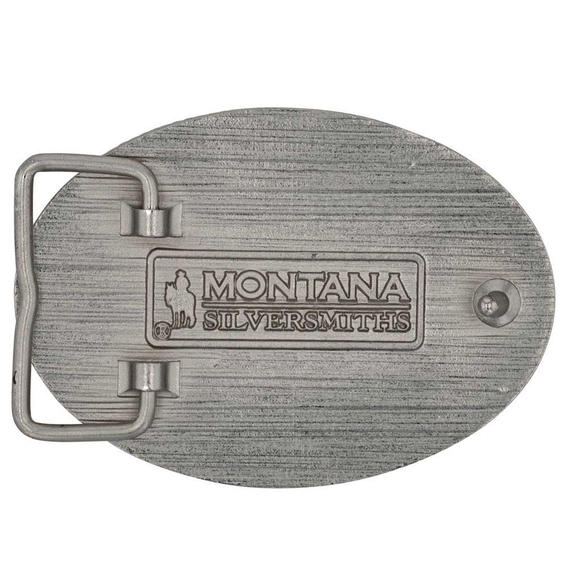 Load image into Gallery viewer, A891WC - Montana Silversmiths Protected House Warrior Collection Attitude Buckle
