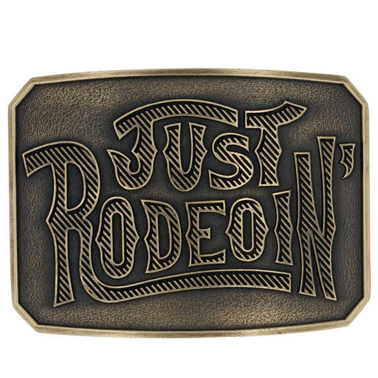 A925CDB - Montana Silversmith Dale Brisby Just Rodeoin' Attitude Belt Buckle