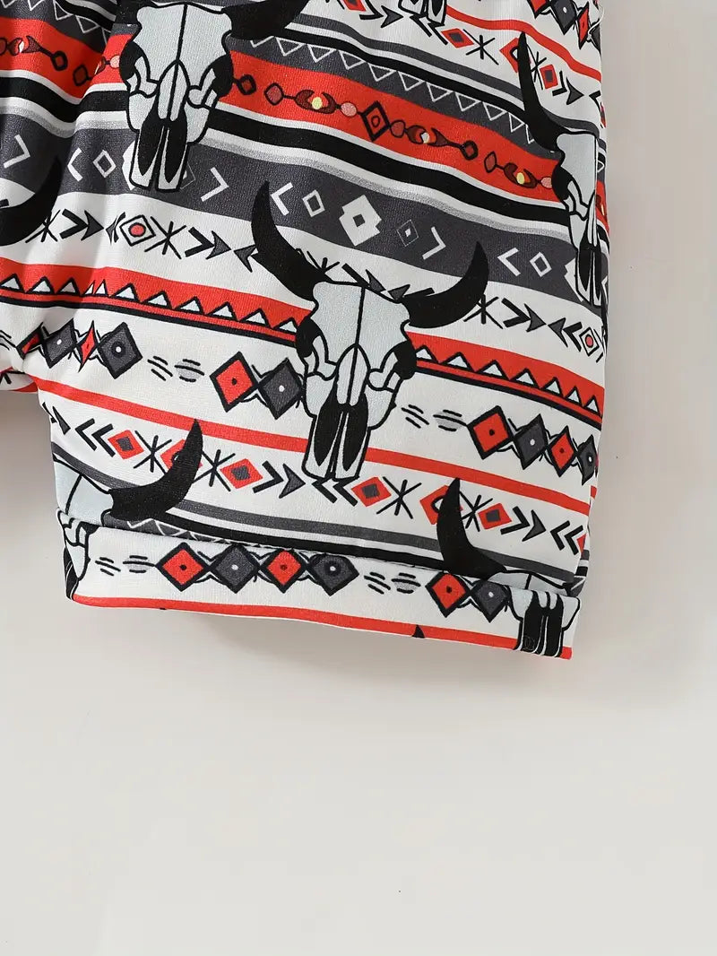 Load image into Gallery viewer, TMCHD14 - Baby Boy&#39;s 2 Piece Steer Head Outfit
