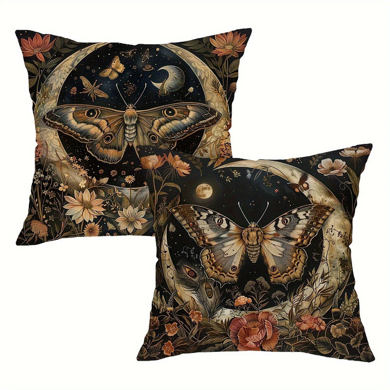 Load image into Gallery viewer, TMPL75 - Set of 2 - 18&quot; x 18&quot; Butterfly Throw Pillows
