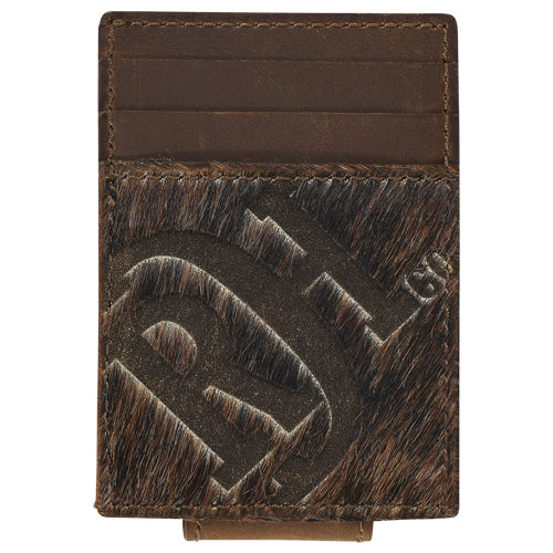 22228875M5 - Red Dirt Hat Co Men's Card Case W/Magnetic Clip, Natural Brindle