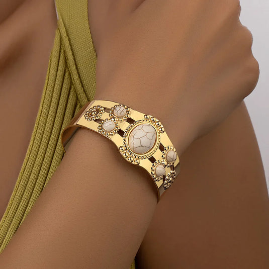 GOODBC 4 - Gold White Multi Stone Bracelet