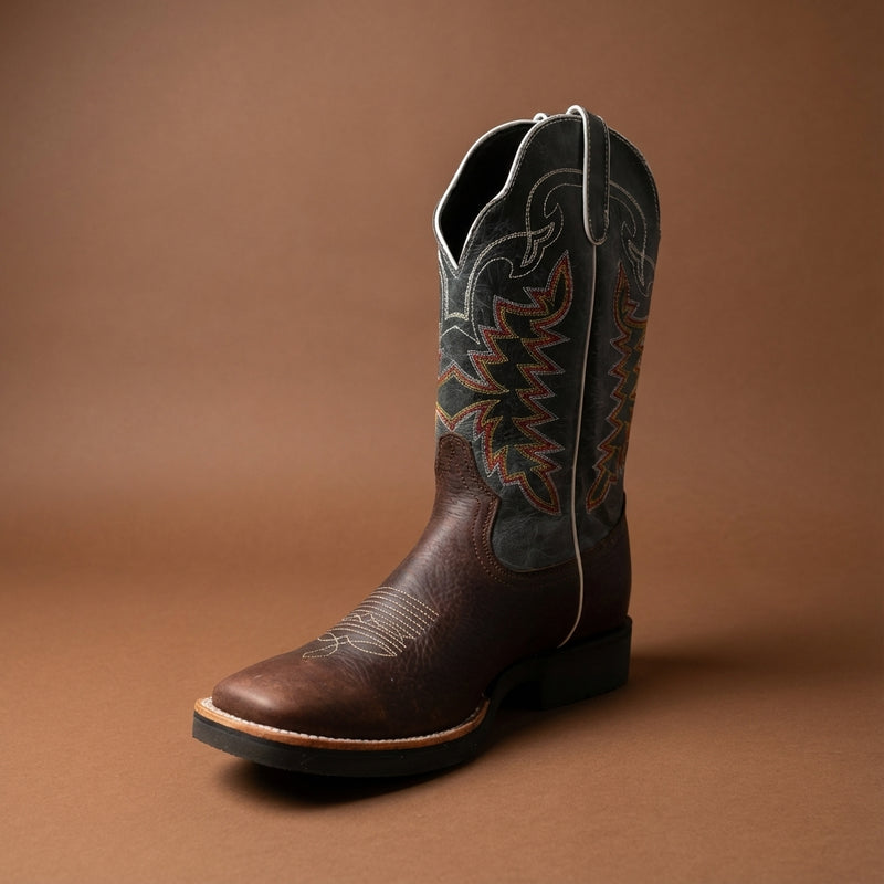 Load image into Gallery viewer, CP8003 - Cowboy Prayer Chocolate Brown Cowboy Boot
