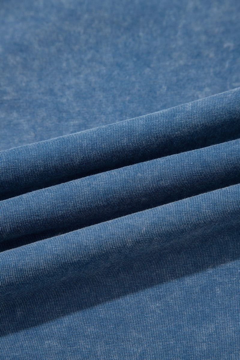 Load image into Gallery viewer, DLLS1141 - Ladies Ashleigh Blue Mineral Wash Seam Detail Flare Leg Drawstring Pants
