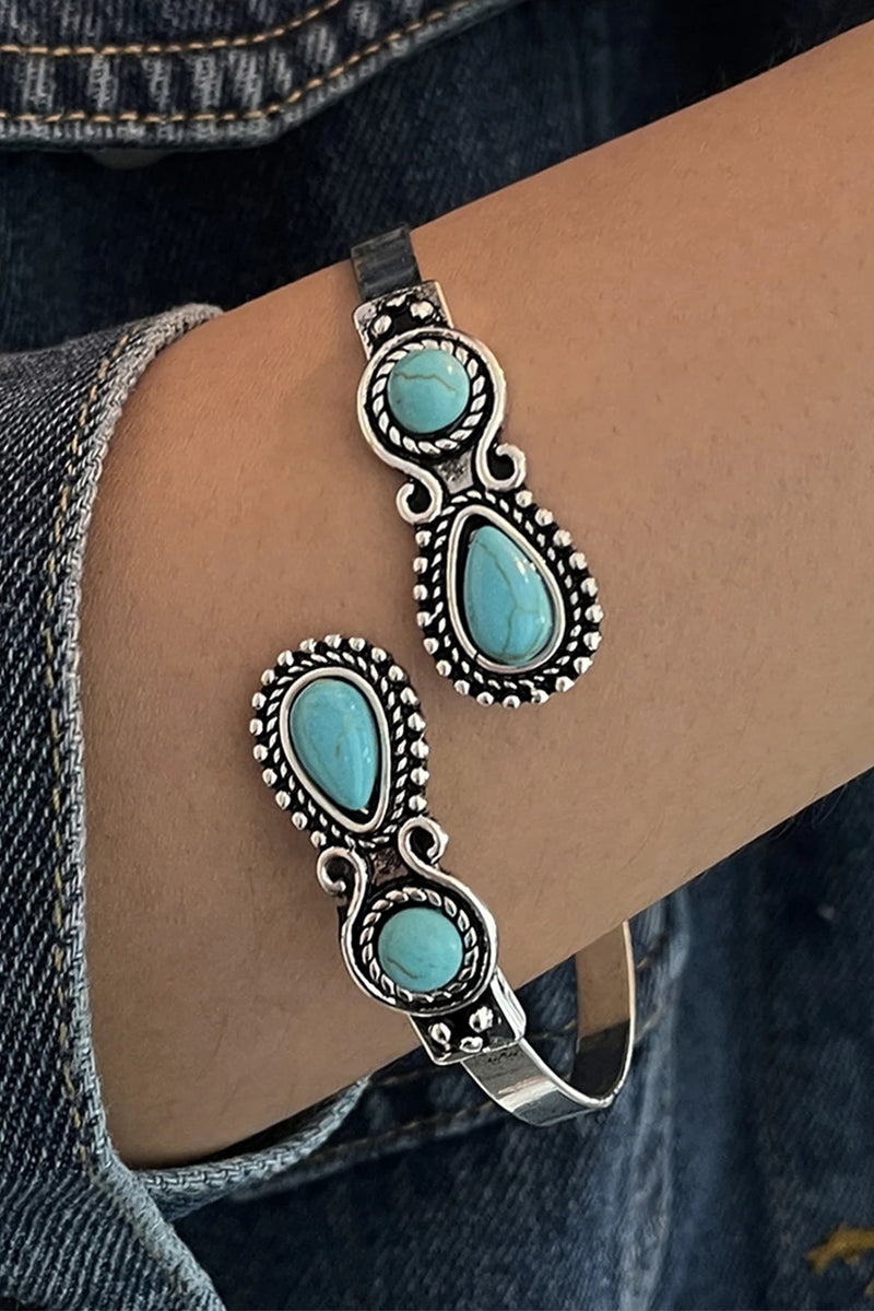 Load image into Gallery viewer, DLLBC 6 - Skobeloff Western Turquoise Stone Bracelet
