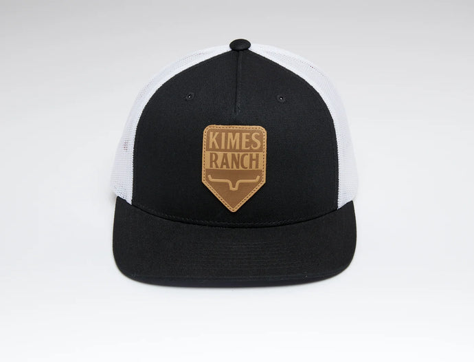 KM12 - Kimes Ranch Drop In Trucker Cap Black