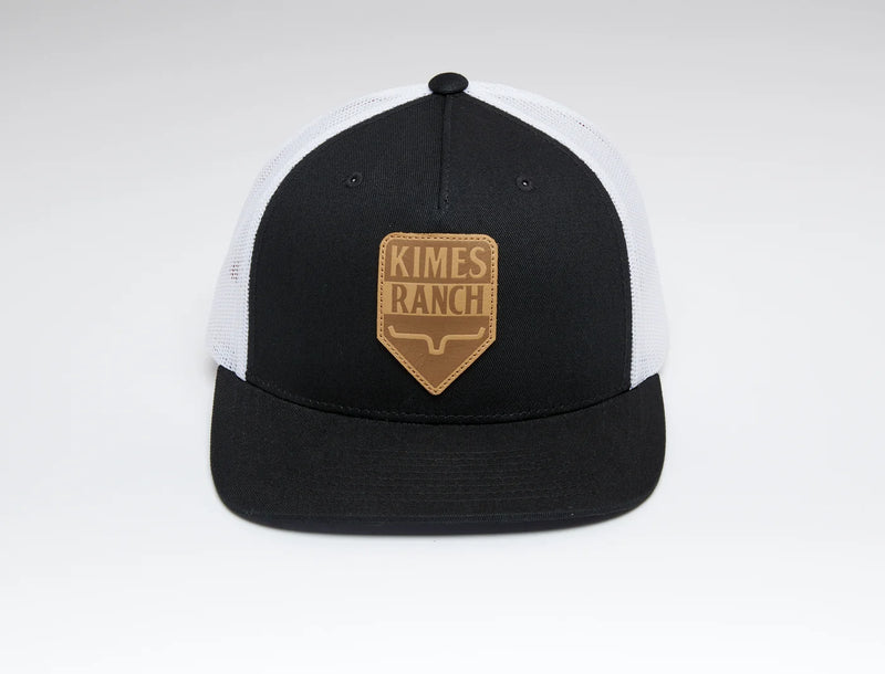 Load image into Gallery viewer, KM12 - Kimes Ranch Drop In Trucker Cap Black
