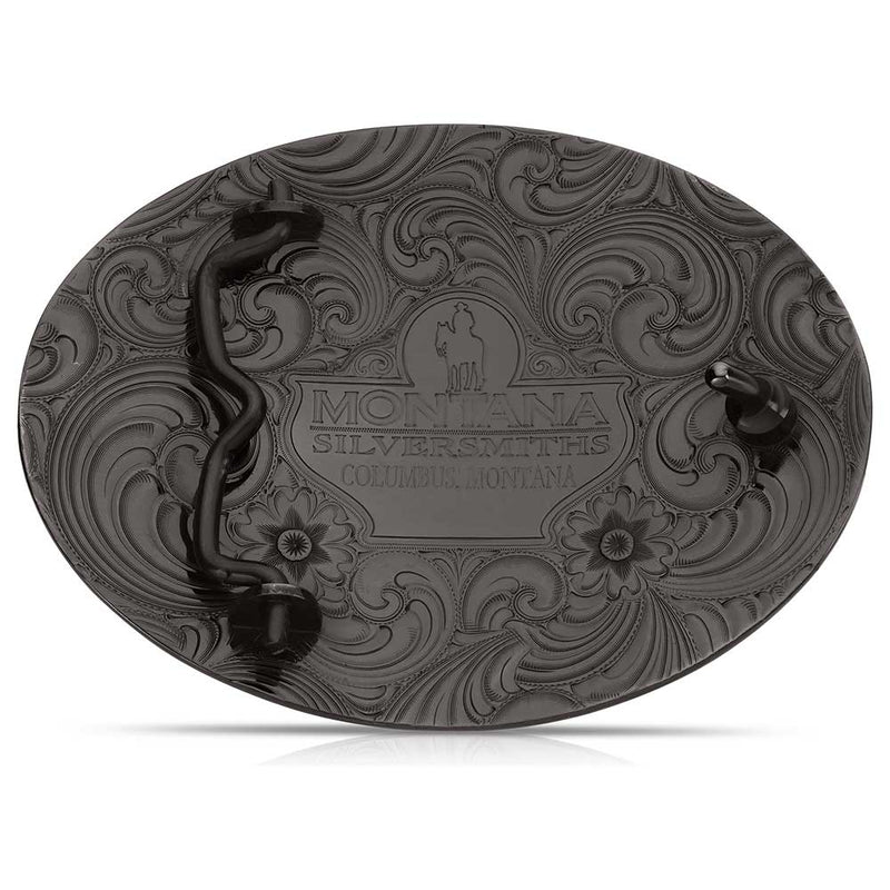 Load image into Gallery viewer, 52110BLB - Montana Silversmiths Vintage Bronze Gadsden Belt Buckle
