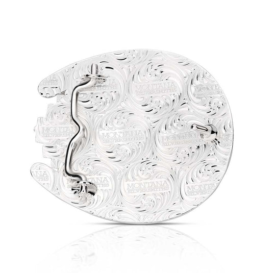 52810 - Montana Silversmiths Sunrise Mesa Buckle with Bull Rider