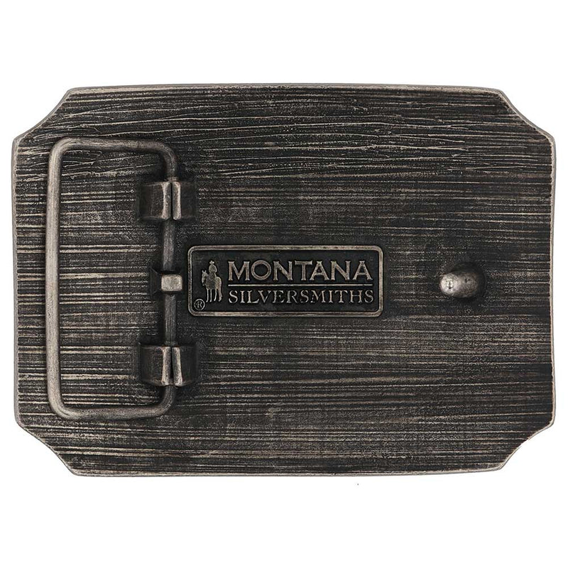 Load image into Gallery viewer, A1000DB - Montana Silversmiths Broncs and Tonks Attitude Buckle
