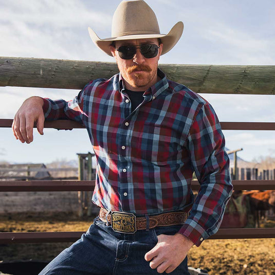 A1000DB - Montana Silversmiths Broncs and Tonks Attitude Buckle