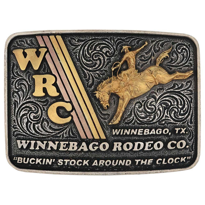 Load image into Gallery viewer, A1001DB - Montana Silversmiths Buckin&#39; Stock Attitude Buckle
