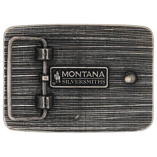 A1001DB - Montana Silversmiths Buckin' Stock Attitude Buckle