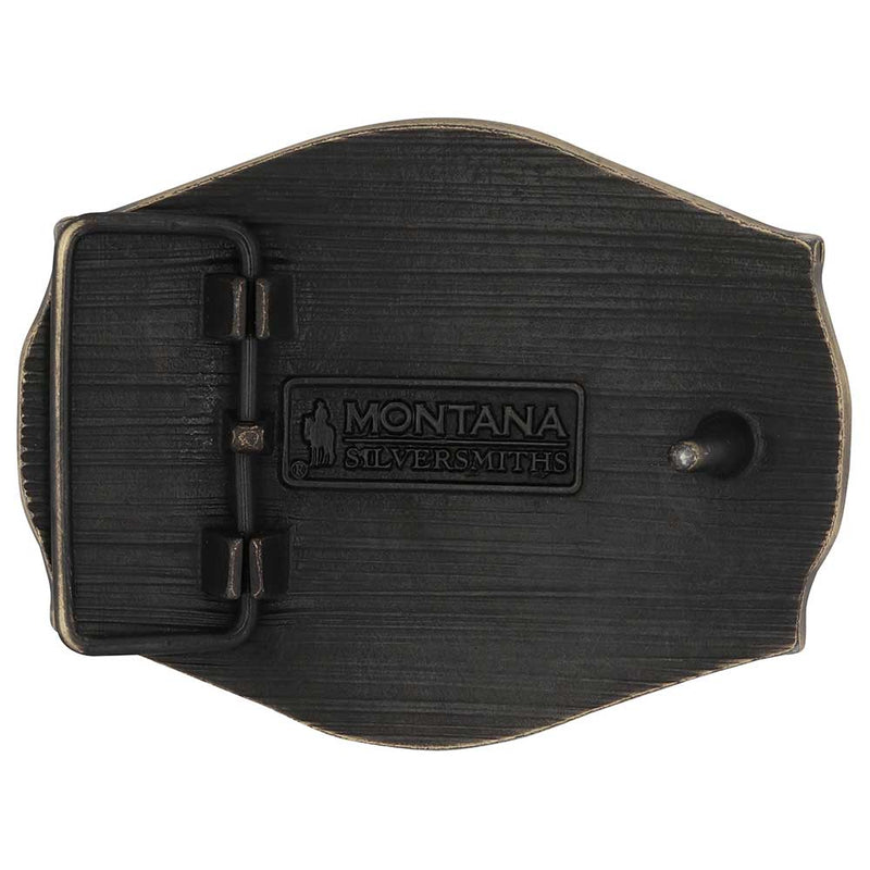 Load image into Gallery viewer, A1002C - Montana Silversmiths Cowboy Since 1776 Attitude Buckle
