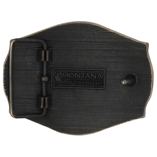 A1002C - Montana Silversmiths Cowboy Since 1776 Attitude Buckle