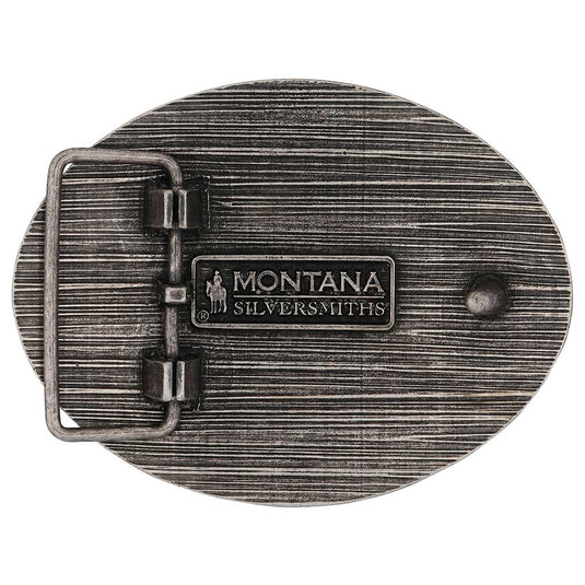 A1012P - Montana Silversmiths Freedom Isn't Free Attitude Buckle